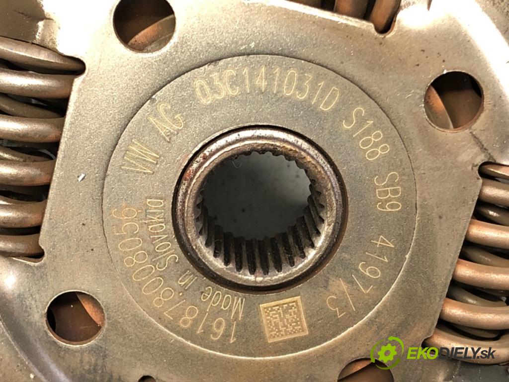 VW GOLF VII (5G1, BQ1, BE1, BE2) 2012 - 2022    1.4 TSI 92 kW [125 KM] benzyna 2014 - 2022  Spojková sada (bez ložiska) 04E141026B 03C141031D (Kompletné sady (bez ložiska))