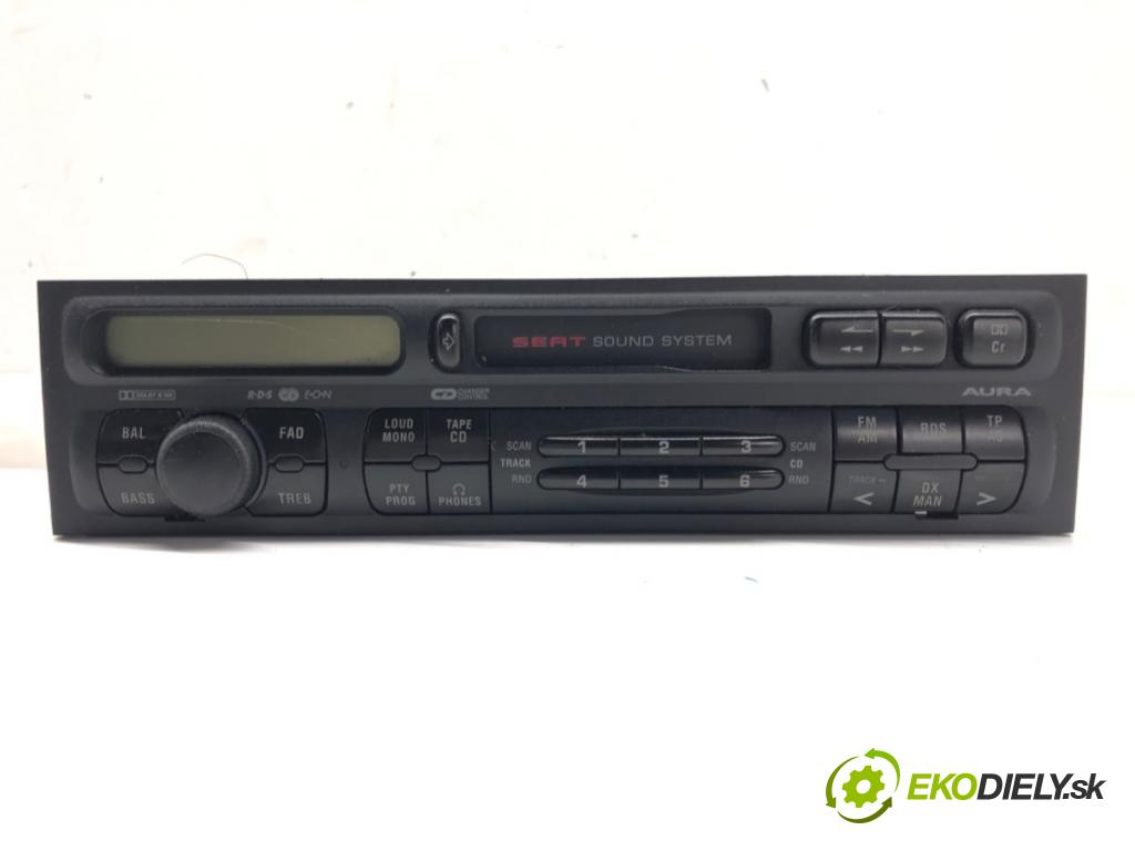 SEAT TOLEDO II (1M2) 1998 - 2006    1.9 TDI 66 kW [90 KM] olej napędowy 1999 - 2004  RADIO 1M0035186B (Audio zariadenia)