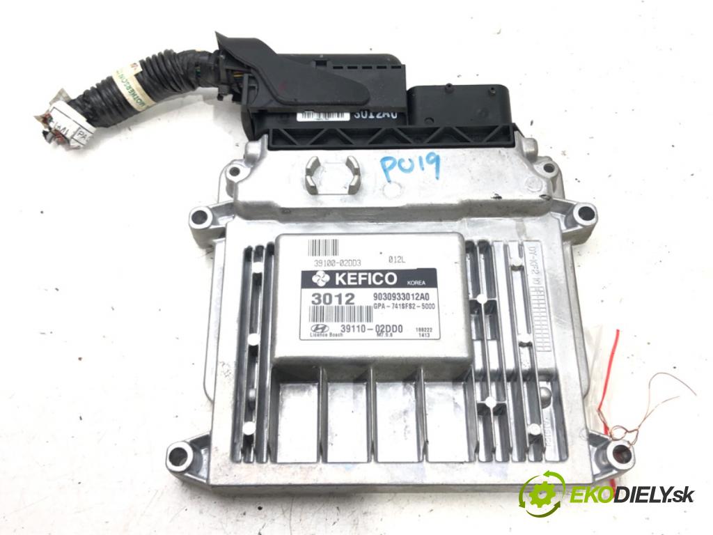 HYUNDAI i10 I (PA) 2007 - 2022    1.1 49 kW [67 KM] benzyna 2008 - 2013  riadiaca jednotka Motor 39110-02DD0 (Riadiace jednotky)