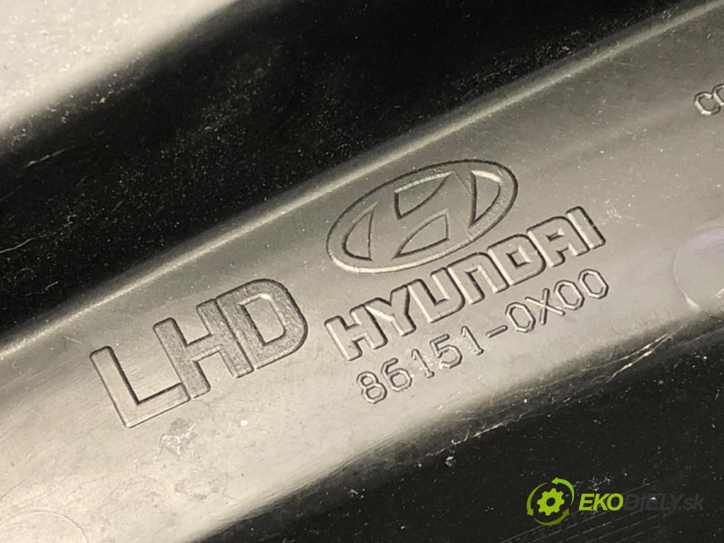 HYUNDAI i10 I (PA) 2007 - 2022    1.1 49 kW [67 KM] benzyna 2008 - 2013  Torpédo, plast pod čelné okno 86151-0X000 (Torpéda)