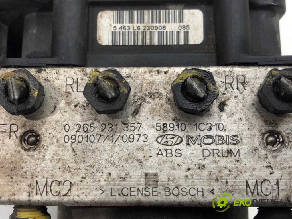 HYUNDAI GETZ (TB) 2001 - 2011    1.1 49 kW [67 KM] benzyna 2005 - 2009  Pumpa ABS 58910-1C310 (Pumpy ABS)