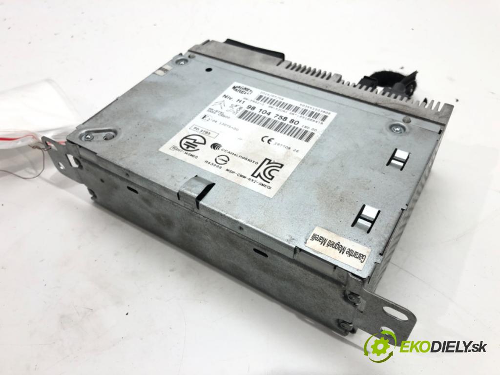 PEUGEOT 508 I (8D_) 2010 - 2018    2.0 BlueHDi 150 110 kW [150 KM] olej napędowy 2014  RADIO 9810475880 (Audio zariadenia)