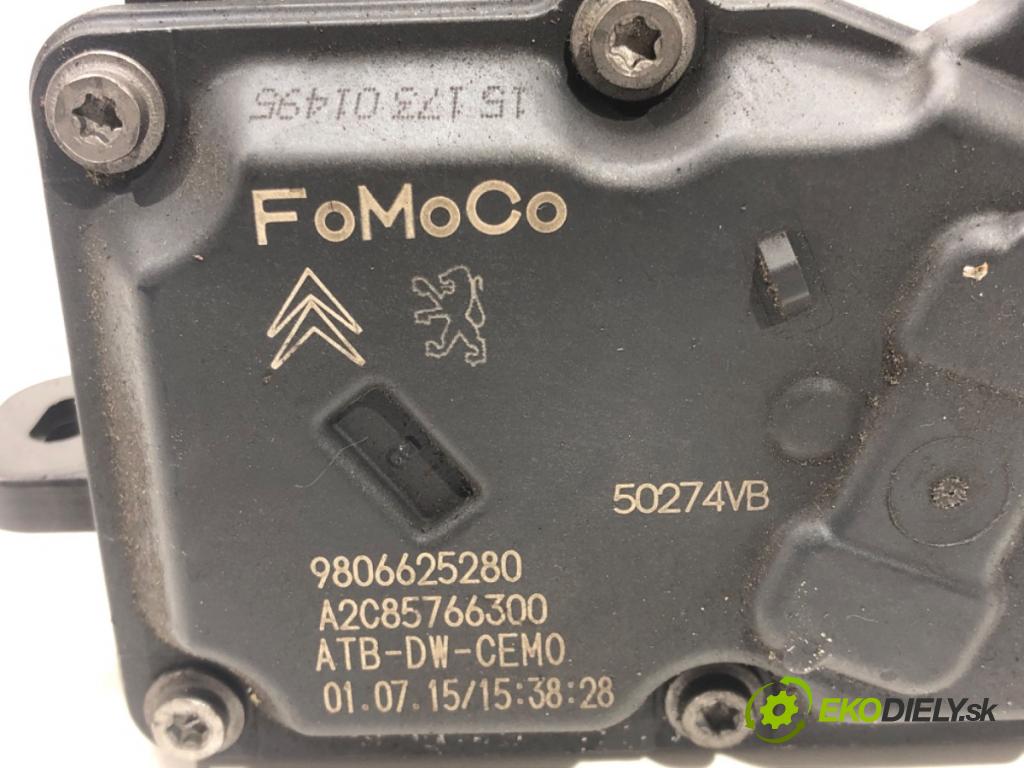 PEUGEOT 508 I (8D_) 2010 - 2018    2.0 BlueHDi 150 110 kW [150 KM] olej napędowy 2014  Škrtiaca klapka 9806625280 (Škrtiace klapky)