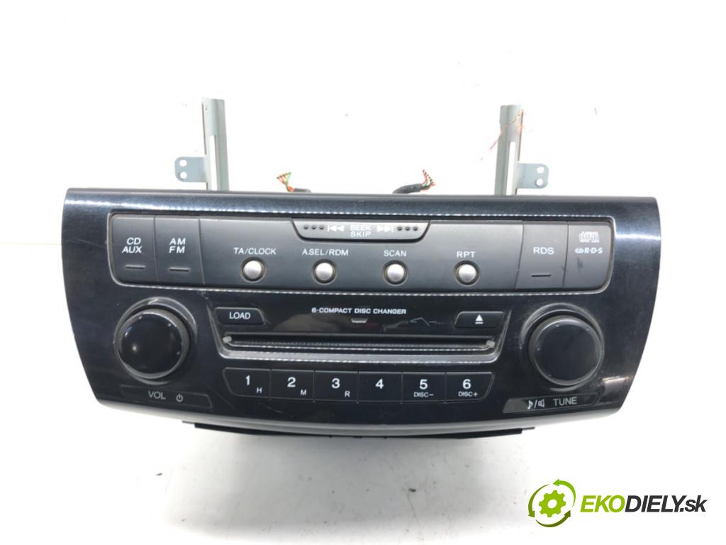 HONDA FR-V (BE) 2004 - 2022    2.0 (BE3) 110 kW [150 KM] benzyna 2005 - 2022  RADIO 39100 SJD-G31 (Audio zariadenia)