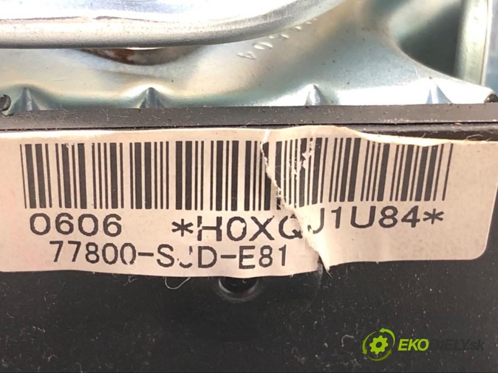 HONDA FR-V (BE) 2004 - 2022    2.0 (BE3) 110 kW [150 KM] benzyna 2005 - 2022  AirBag volantu 77800-SJD-E81 (Airbagy)