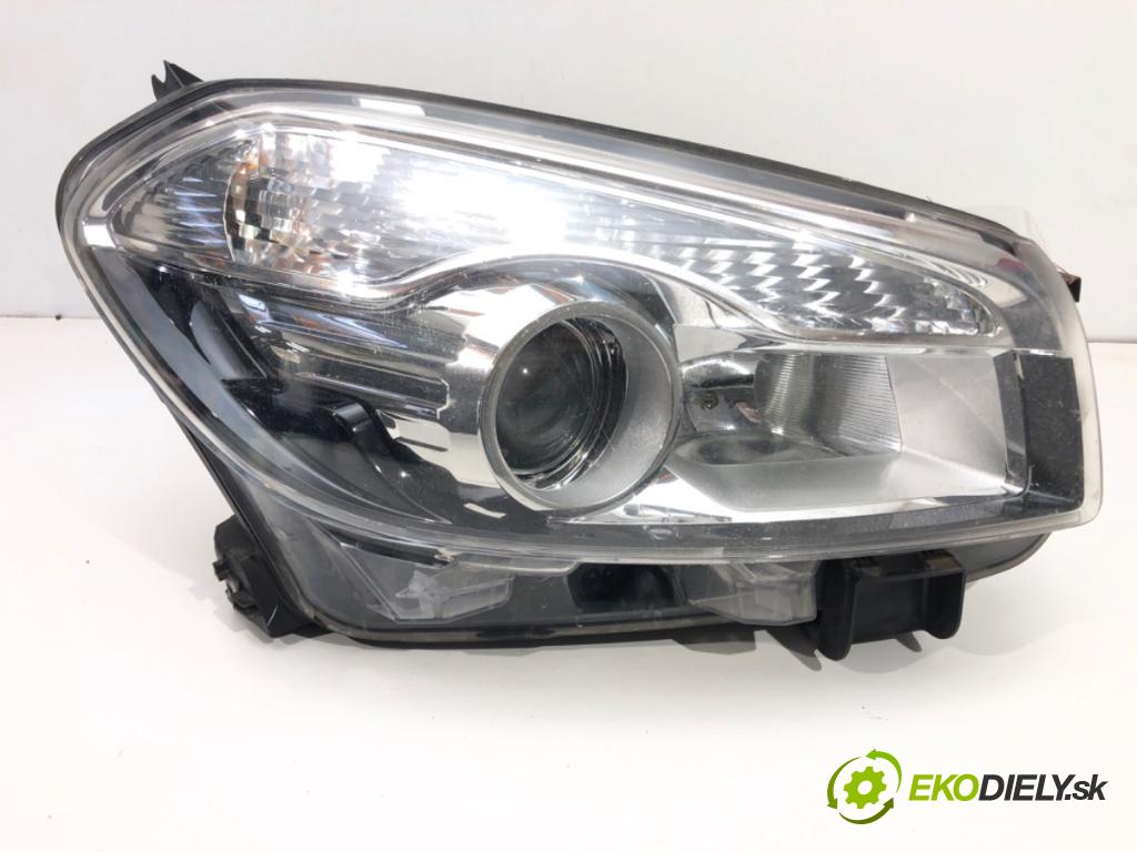 NISSAN QASHQAI / QASHQAI +2 I (J10, NJ10, JJ10E) 2006 - 2014    2.0 104 kW [141 KM] benzyna 2007 - 2013  Svetlomet pravy predný XENON 26010BR60A