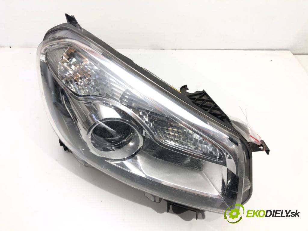 NISSAN QASHQAI / QASHQAI +2 I (J10, NJ10, JJ10E) 2006 - 2014    2.0 104 kW [141 KM] benzyna 2007 - 2013  Svetlomet pravy predný XENON 26010BR60A