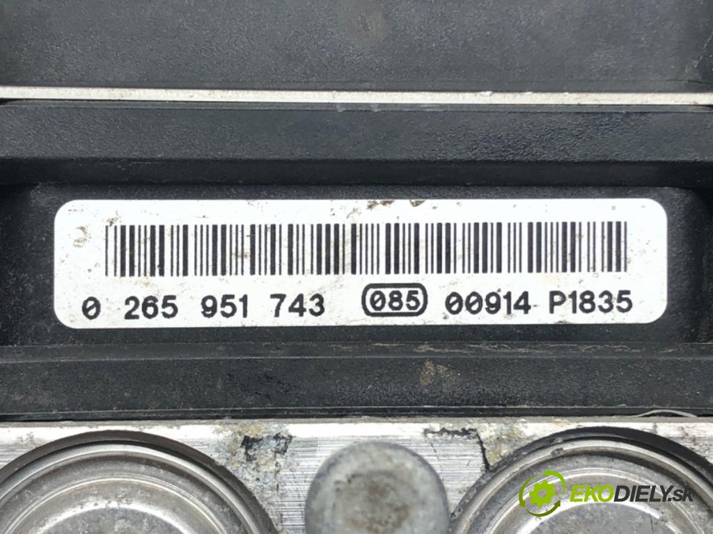 NISSAN QASHQAI / QASHQAI +2 I (J10, NJ10, JJ10E) 2006 - 2014    2.0 104 kW [141 KM] benzyna 2007 - 2013  Pumpa ABS 47660BR00C 0265951743 (Pumpy ABS)