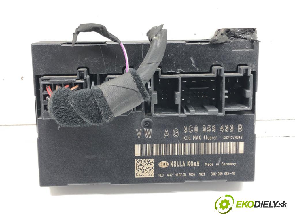 VW PASSAT B6 Variant (3C5) 2005 - 2011    2.0 TDI 103 kW [140 KM] olej napędowy 2005 - 2009  Modul komfortu 3C0959433B (Moduly komfortu)