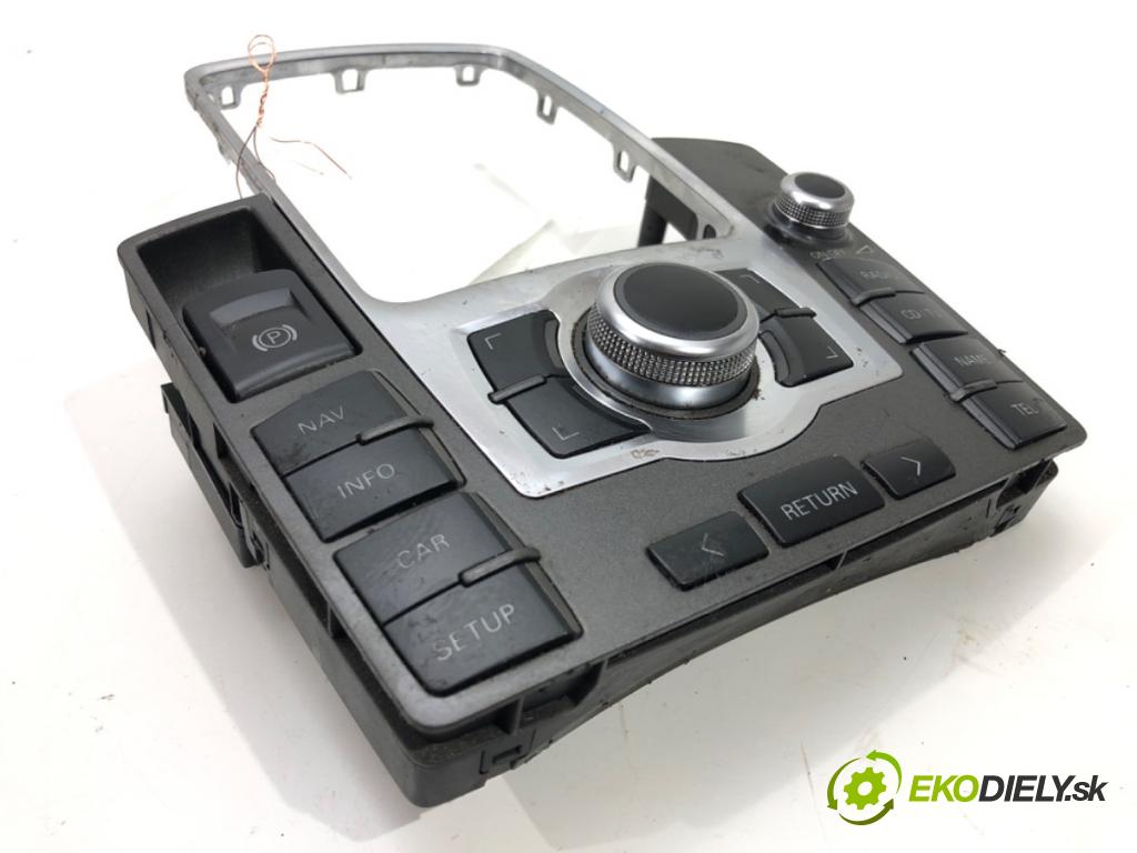AUDI A6 C6 (4F2) 2004 - 2011    3.0 TDI quattro 165 kW [225 KM] olej napędowy 2004  Panel ovládania radia 4F1919610 (Prepínače, spínače, tlačidlá a ovládače kúrenia)