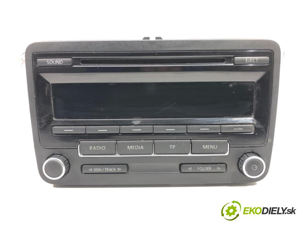 VW GOLF VI (5K1) 2008 - 2014    1.2 TSI 77 kW [105 KM] benzyna 2008 - 2012  RADIO 1K0035186AN (Audio zariadenia)