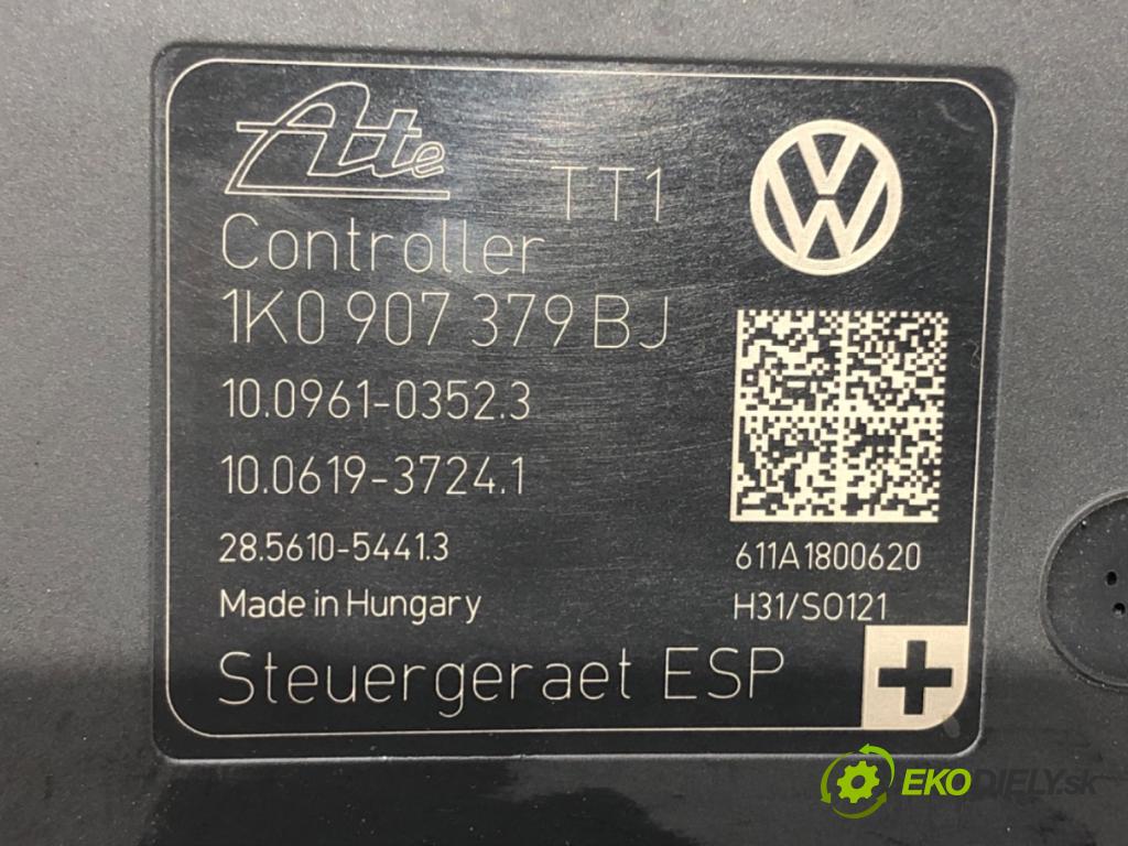 VW GOLF VI (5K1) 2008 - 2014    1.2 TSI 77 kW [105 KM] benzyna 2008 - 2012  Pumpa ABS 1K0614517DE 1K0907379BJ (Pumpy ABS)