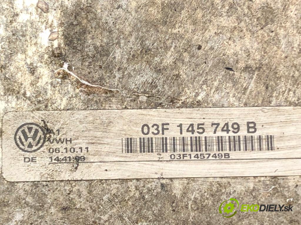 VW GOLF VI (5K1) 2008 - 2014    1.2 TSI 77 kW [105 KM] benzyna 2008 - 2012  Potrubie sacie, sanie 03F145749B (Sacie potrubia)
