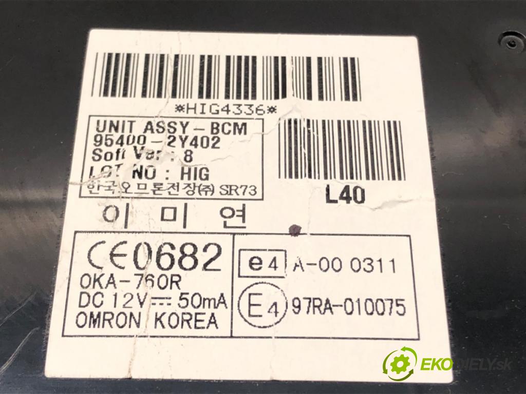 HYUNDAI ix35 (LM, EL, ELH) 2009 - 2022    1.6 99 kW [135 KM] benzyna 2010 - 2022  Modul BCM 95400-2Y402 (Ostatné)