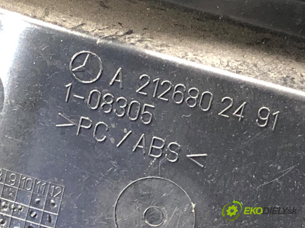 MERCEDES-BENZ KLASA E (W212) 2009 - 2016    E 200 CDI / BlueTEC (212.005, 212.006) 100 kW [136  Priehradka, kastlík spolujazdca A2126802491 (Priehradky, kastlíky)