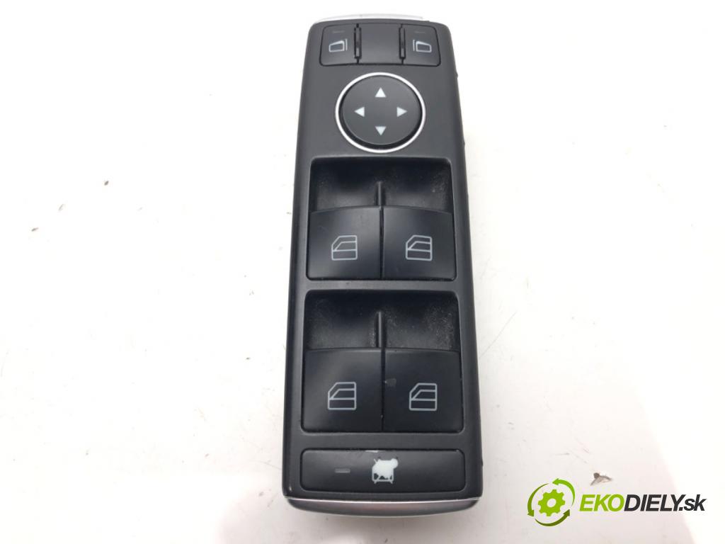 MERCEDES-BENZ KLASA E (W212) 2009 - 2016    E 200 CDI / BlueTEC (212.005, 212.006) 100 kW [136  Prepínač okien A2129056000 (Prepínače, spínače, tlačidlá a ovládače kúrenia)