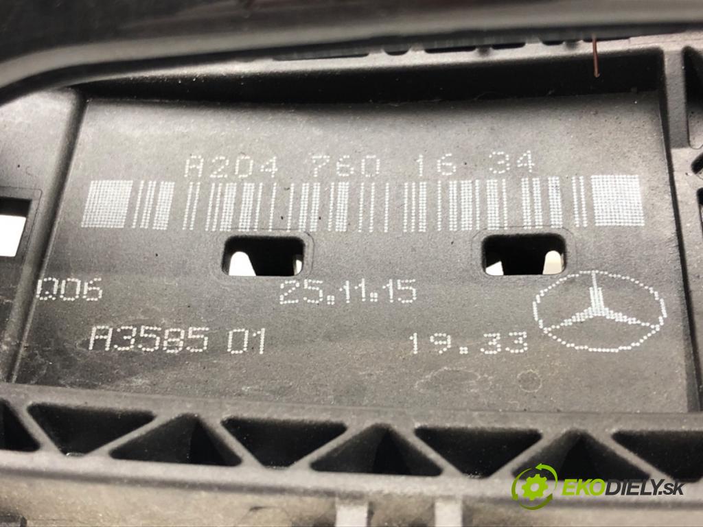 MERCEDES-BENZ KLASA E (W212) 2009 - 2016 E 200 CDI / BlueTEC (212.005, 212.006) 100 kW [136 Kľučka vonkajšia pravy zad