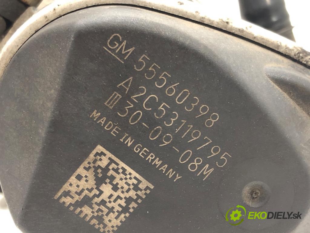 OPEL ASTRA H (A04) 2004 - 2014    1.6 (L48) 85 kW [116 KM] benzyna 2006 - 2014  Škrtiaca klapka 55560398 (Škrtiace klapky)