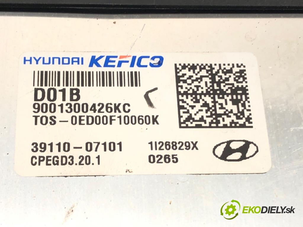 HYUNDAI KONA (OS, OSE, OSI) 2017 - 2022    1.0 T-GDi 88 kW [120 KM] benzyna 2017 - 2022  riadiaca jednotka Motor 39110-07101 9001300426KC (Riadiace jednotky)