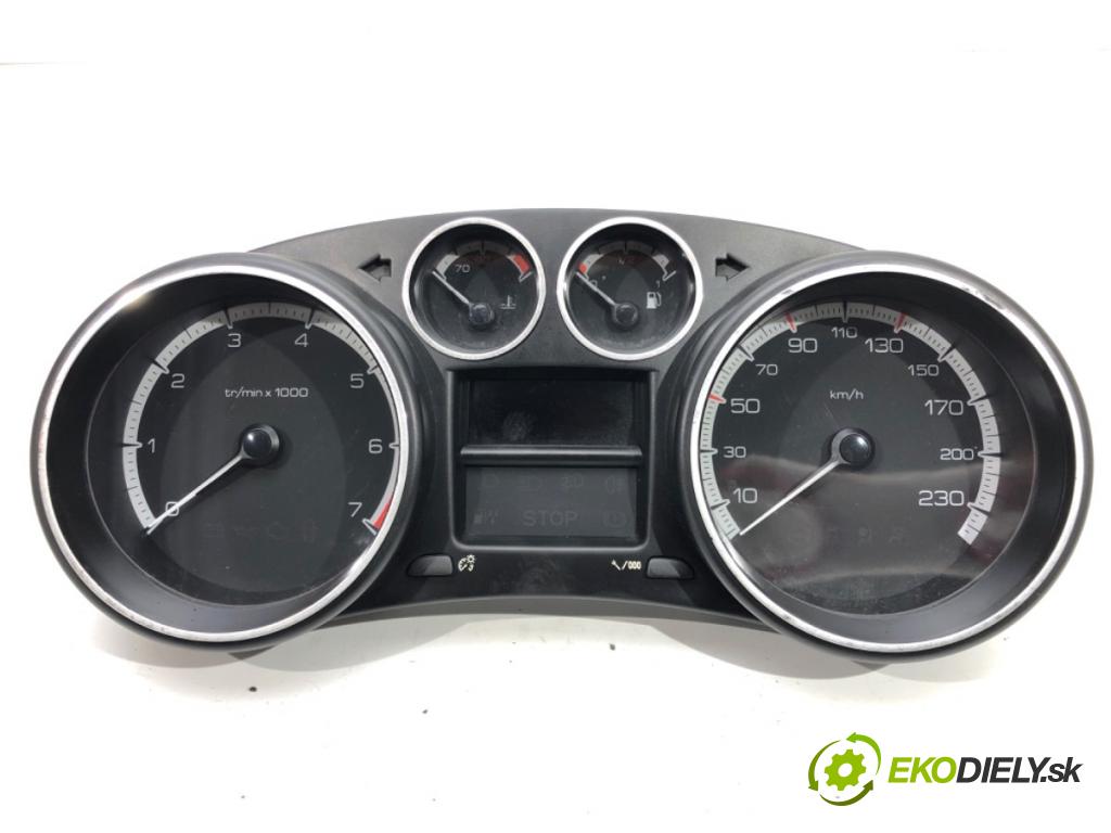 PEUGEOT 308 I (4A_, 4C_) 2007 - 2016    1.6 16V 88 kW [120 KM] benzyna 2007 - 2014  Prístrojovka 9665107380 (Prístrojové dosky, displeje)