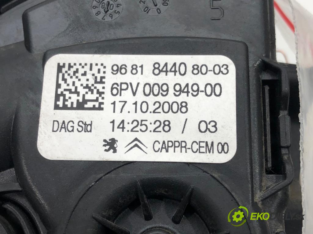 PEUGEOT 308 I (4A_, 4C_) 2007 - 2016    1.6 16V 88 kW [120 KM] benzyna 2007 - 2014  Potenciometer plynu 9681844080 (Pedále)