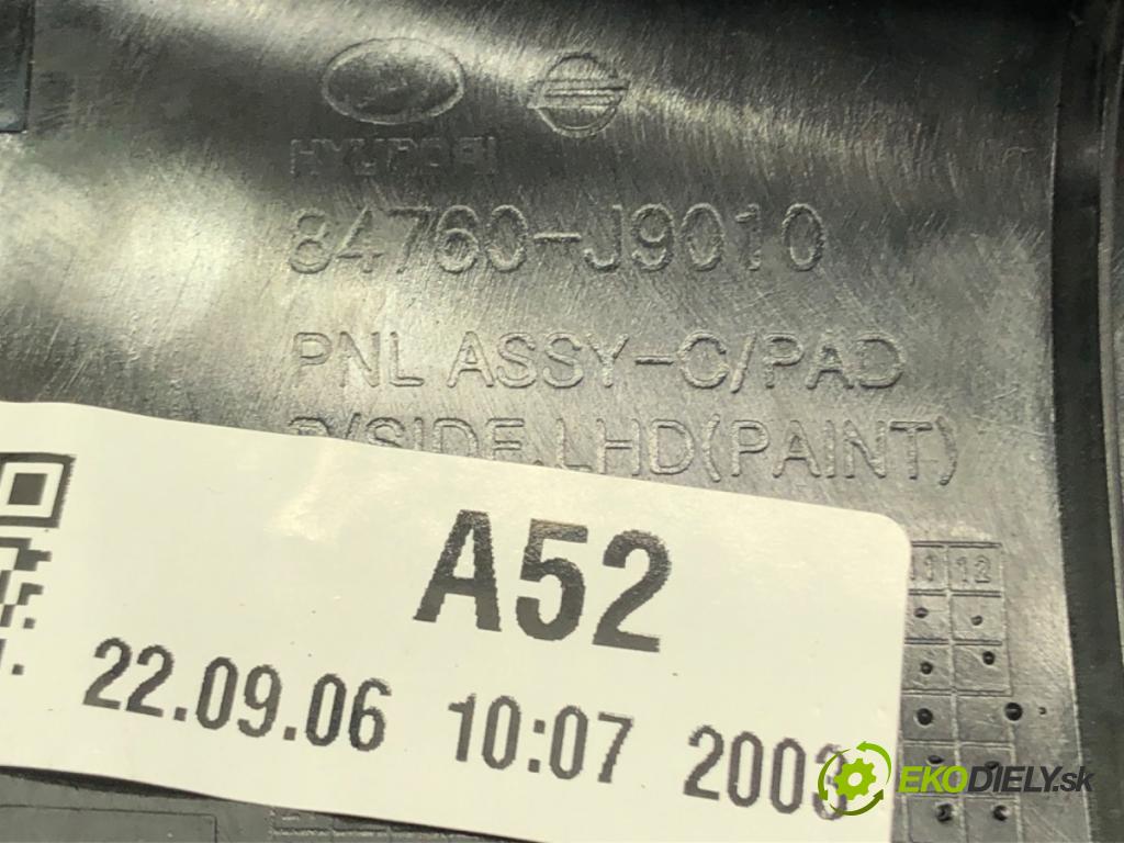 HYUNDAI KONA (OS, OSE, OSI) 2017 - 2022    1.0 T-GDi 88 kW [120 KM] benzyna 2017 - 2022  Lišta kryt interiéru 84760-J9010 (Lišty)