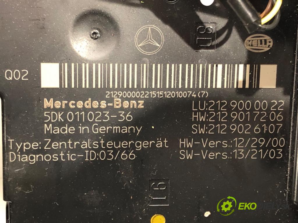 MERCEDES-BENZ KLASA E (W212) 2009 - 2016    E 200 CDI / BlueTEC (212.005, 212.006) 100 kW [136  modul SAM 2129000022 (Ostatní)