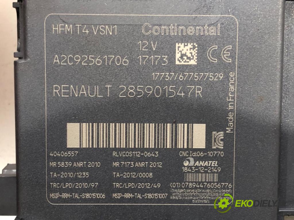 RENAULT CLIO IV (BH_) 2012 - 2022    0.9 TCe 90 66 kW [90 KM] benzyna 2012 - 2022  spinačka 285901547R (Spínacie skrinky a kľúče)
