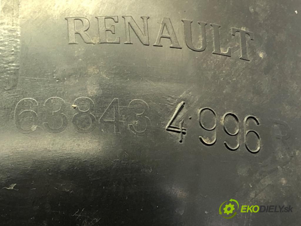 RENAULT CLIO IV (BH_) 2012 - 2022    0.9 TCe 90 66 kW [90 KM] benzyna 2012 - 2022  podblatník levý přední část 638434996R 638455903R