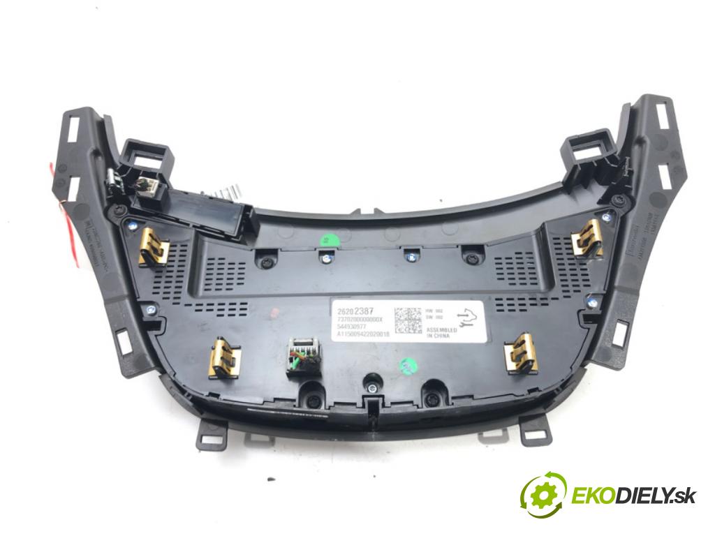 OPEL INSIGNIA A (G09) 2008 - 2017    1.8 (68) 103 kW [140 KM] benzyna 2008 - 2017  Panel ovládania kúrenia 544930977 (Prepínače, spínače, tlačidlá a ovládače kúrenia)
