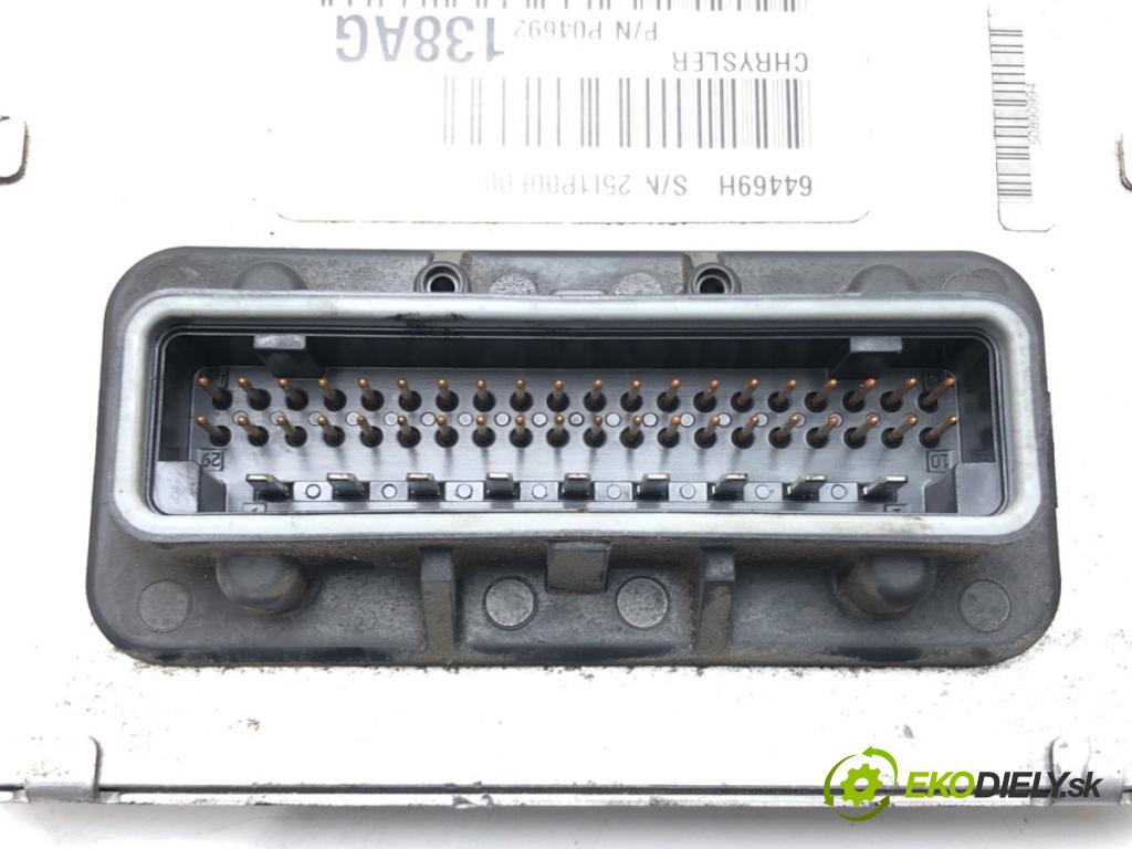 JEEP GRAND CHEROKEE III (WH, WK) 2004 - 2011    3.0 CRD 4x4 155 kW [211 KM] olej napędowy 2006 - 2  riadiaca jednotka Riadiaca jednotka P04692138AG (Riadiace jednotky)
