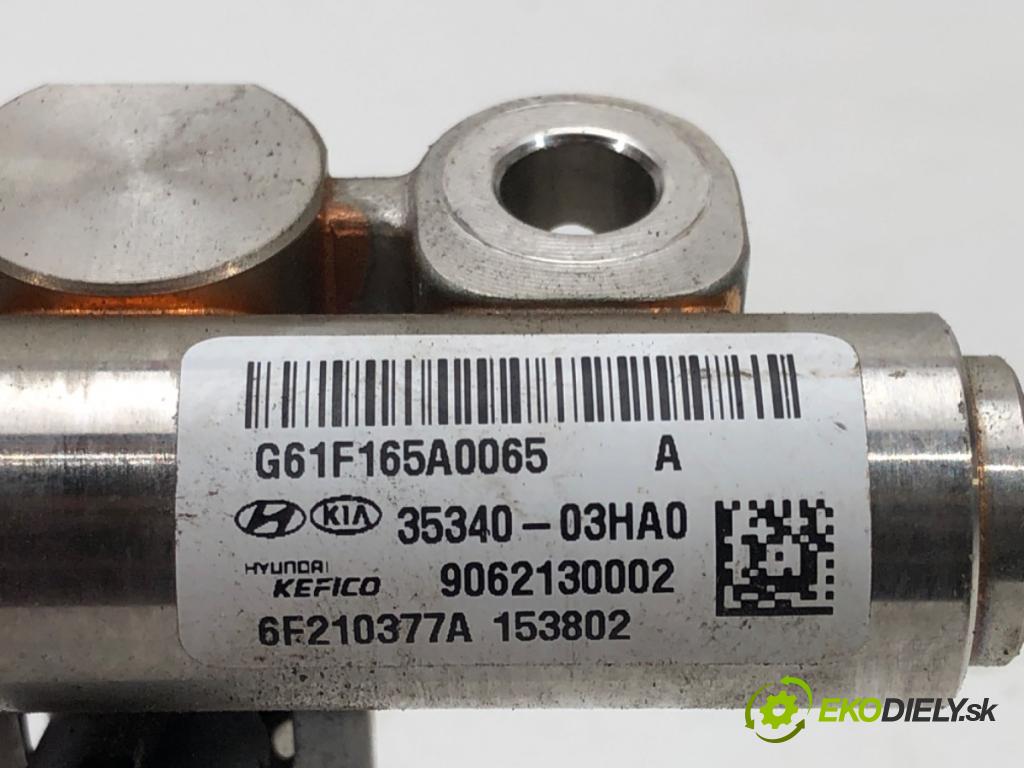 KIA NIRO (DE) 2016 - 2022    1.6 GDI Hybrid 104 kW [141 KM] Hybryda silnik benz  Lišta vstrekovacia 35340-03HA0 (Vstrekovacie lišty)