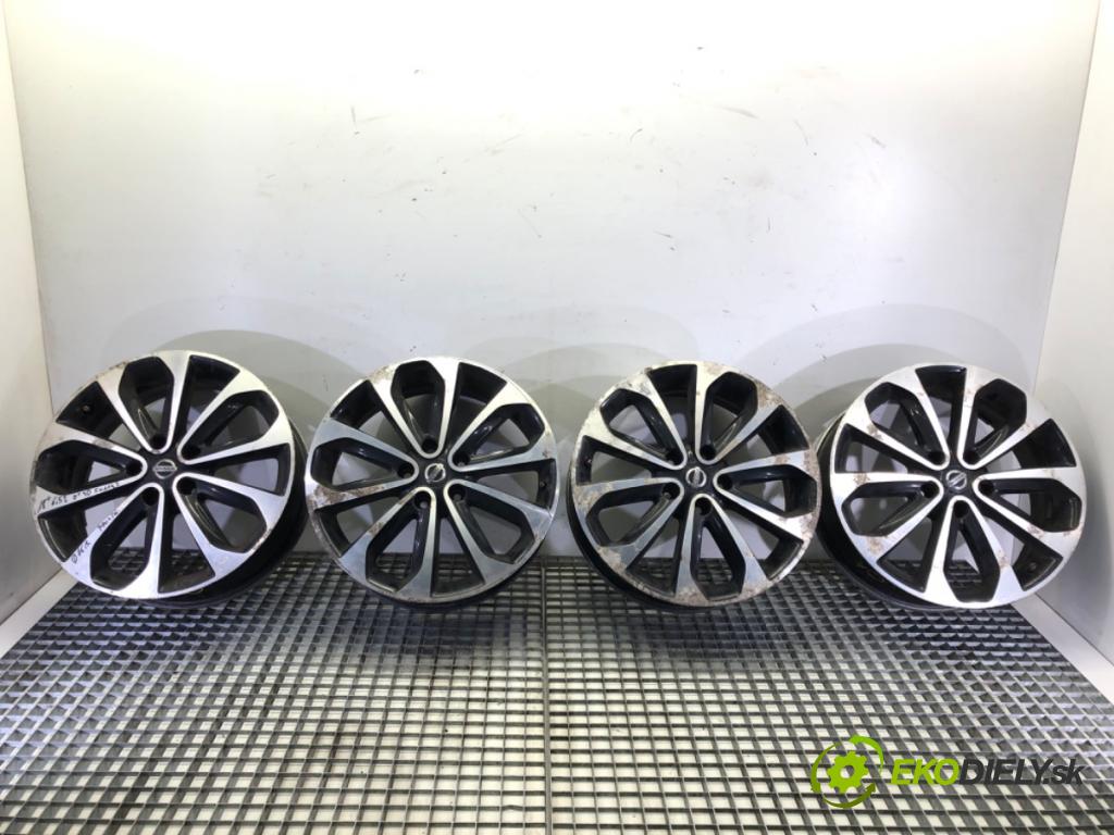 NISSAN QASHQAI / QASHQAI +2 I (J10, NJ10, JJ10E) 2006 - 2014    ---  disky hliníkové 18 6.5J: 5X114,3 ET40 stred CENTR. 66,1 8086-6B
