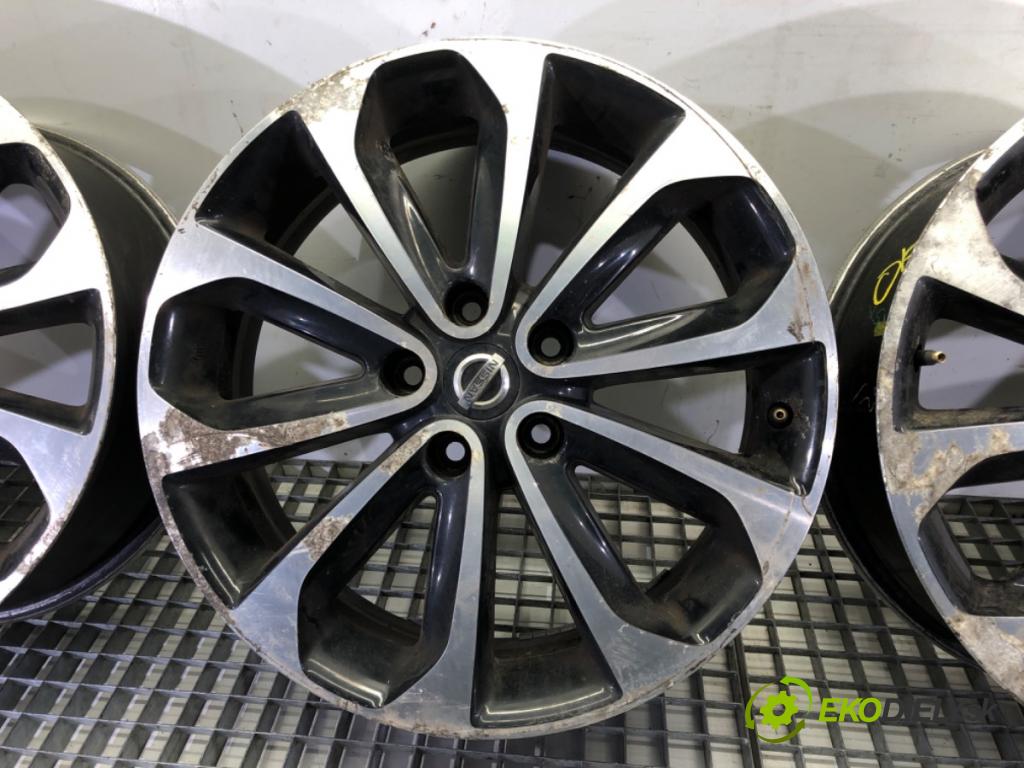 NISSAN QASHQAI / QASHQAI +2 I (J10, NJ10, JJ10E) 2006 - 2014    ---  disky hliníkové 18 6.5J: 5X114,3 ET40 stred CENTR. 66,1 8086-6B