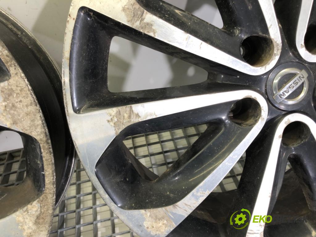 NISSAN QASHQAI / QASHQAI +2 I (J10, NJ10, JJ10E) 2006 - 2014    ---  disky hliníkové 18 6.5J: 5X114,3 ET40 stred CENTR. 66,1 8086-6B