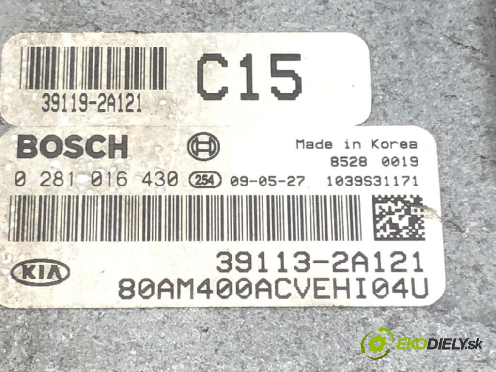 KIA SOUL I (AM) 2009 - 2022    1.6 CRDi 128 94 kW [126 KM] olej napędowy 2009 - 2  riadiaca jednotka Motor 0281016430 39113-2A121 (Riadiace jednotky)