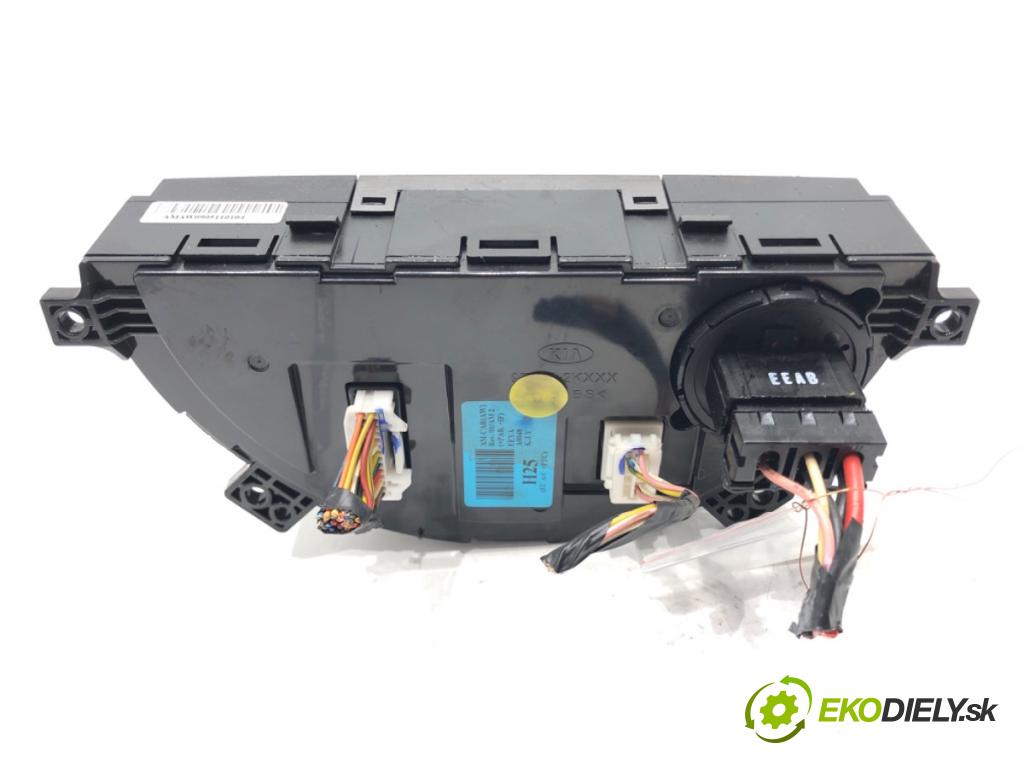 KIA SOUL I (AM) 2009 - 2022    1.6 CRDi 128 94 kW [126 KM] olej napędowy 2009 - 2  Panel ovládania kúrenia 97250-2KXXX (Prepínače, spínače, tlačidlá a ovládače kúrenia)