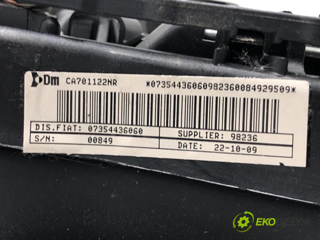 FIAT LINEA (323_, 110_) 2006 - 2022    1.4 T-Jet (323AXC1A) 88 kW [120 KM] benzyna 2007 -  AirBag volantu 07354436060 (Airbagy)