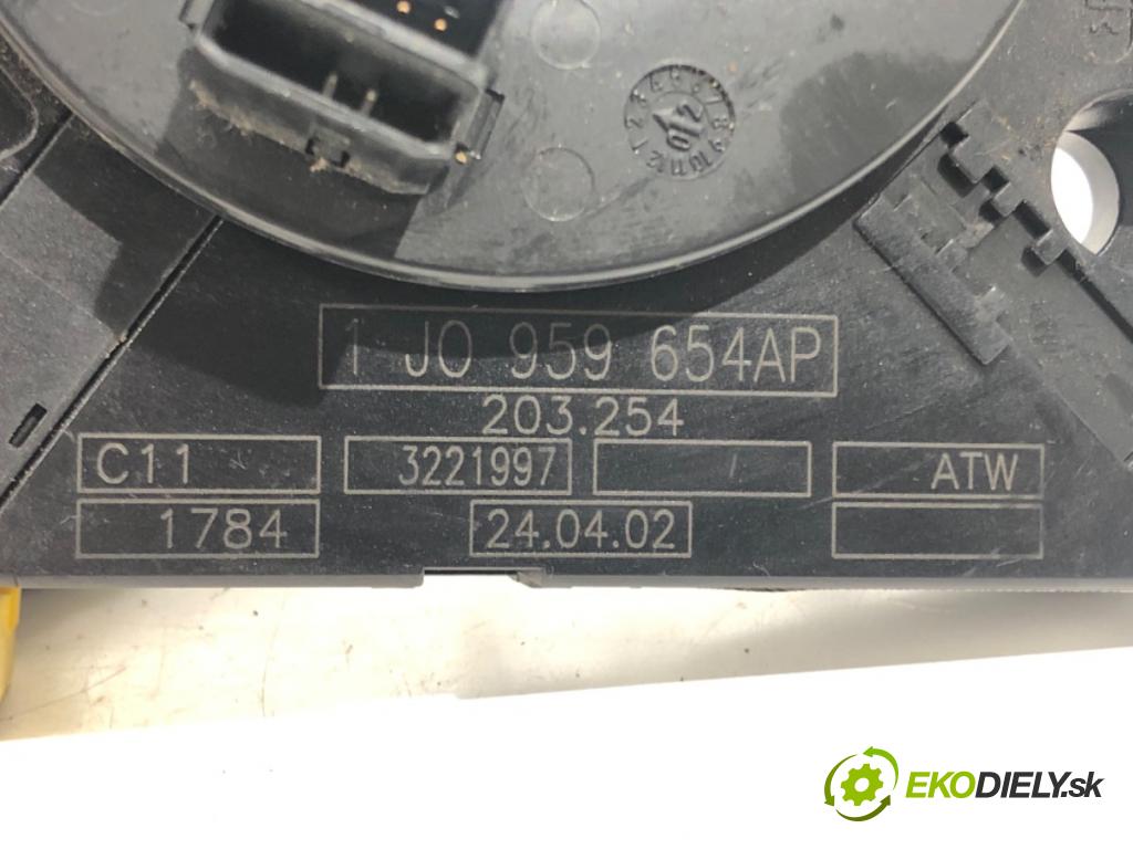 VW PASSAT B5.5 Variant (3B6) 2000 - 2005    1.9 TDI 96 kW [130 KM] olej napędowy 2000 - 2005  Krúžok, slimák airbag 1J0959654AP (Airbagy)
