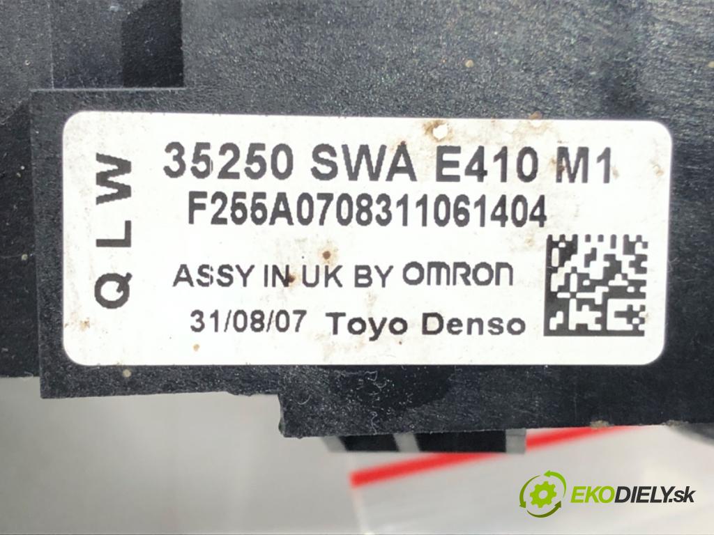 HONDA CR-V III (RE_) 2006 - 2022    2.0 i-VTEC (RE5, RE1) 110 kW [150 KM] benzyna 2007 - 2012  Prepínač kombinovaný 35250SWAE410M1 (Prepínače, spínače, tlačidlá a ovládače kúrenia)