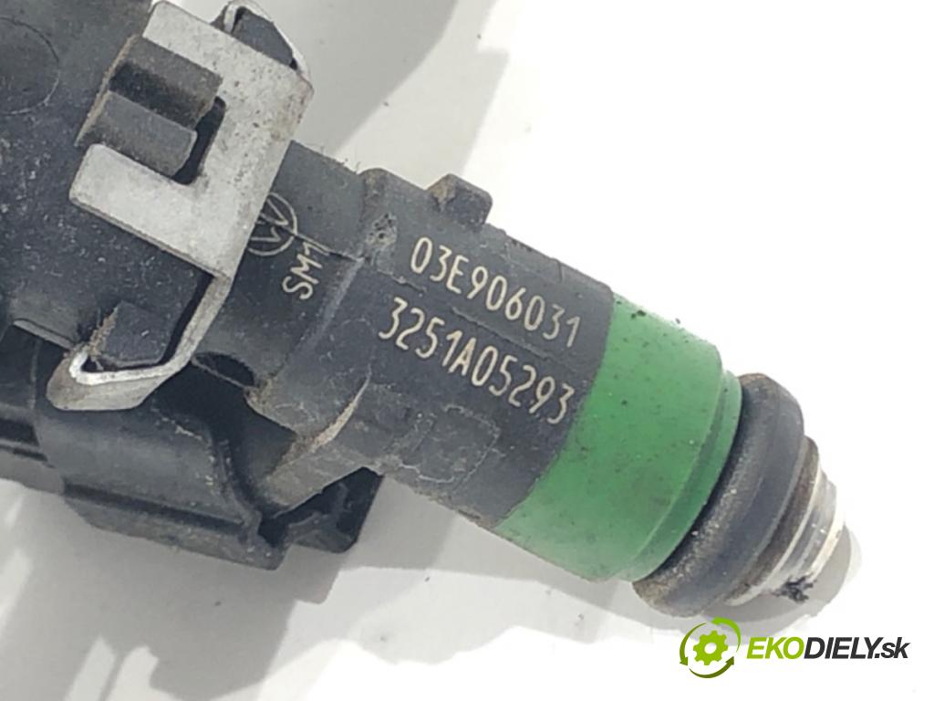 SKODA FABIA I (6Y2) 1999 - 2008    1.2 47 kW [64 KM] benzyna 2003 - 2008  Lišta vstrekovacia 03E133319 (Vstrekovacie lišty)