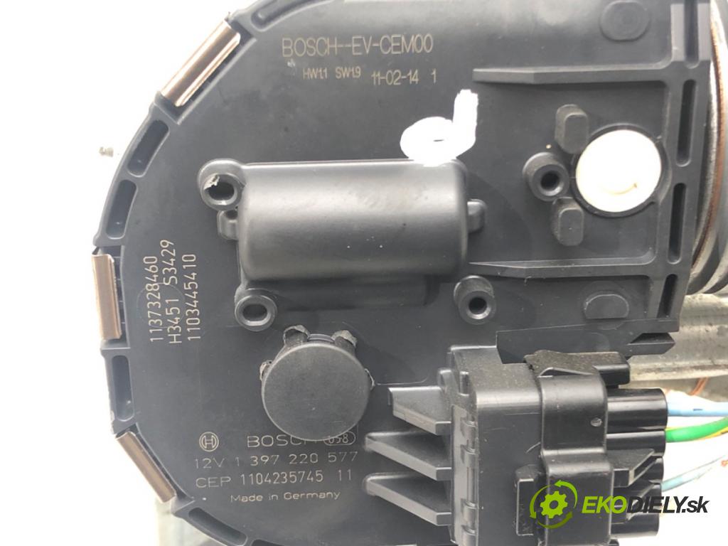 PEUGEOT 3008 nadwozie wielkoprzestrzenne (MPV) (0U_) 2009 - 2017    1.6 HDi 82 kW [112 KM] olej napędowy 2009 - 2016  Mechanizmus stieračov predný 1397220577 (Motorčeky stieračov predné)