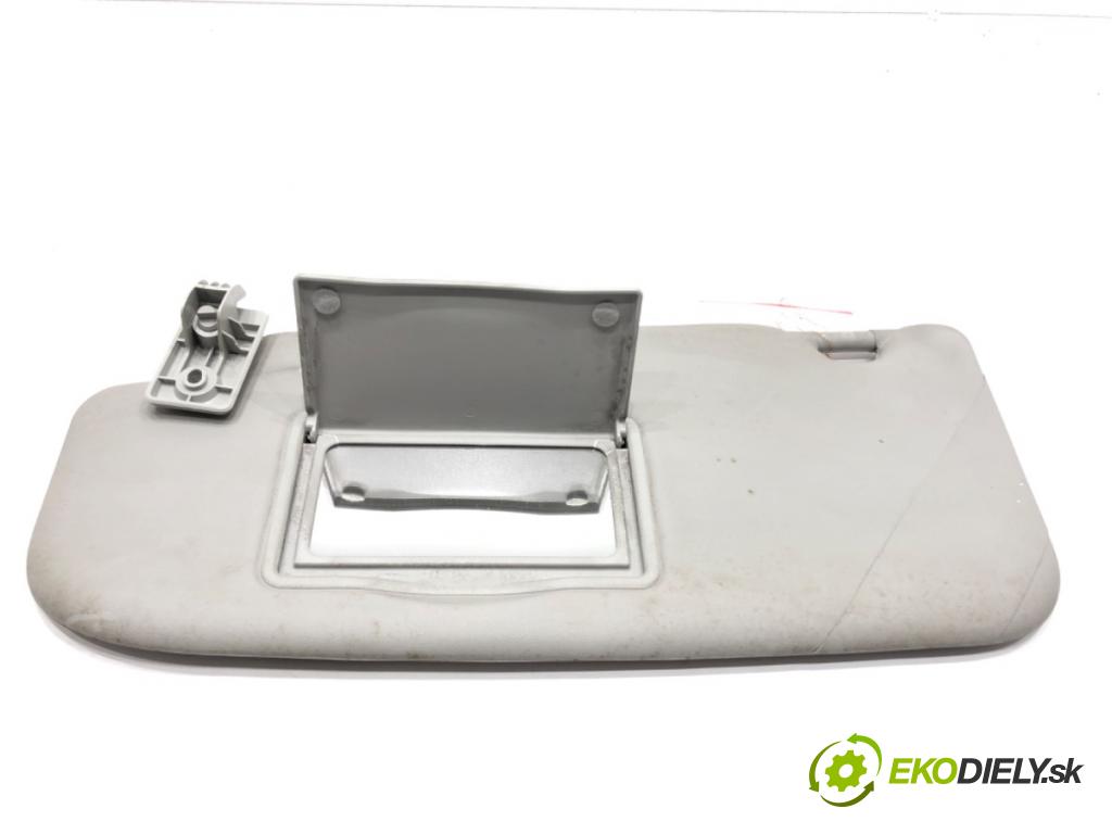 NISSAN QASHQAI / QASHQAI +2 I (J10, NJ10, JJ10E) 2006 - 2014    2.0 Napęd na wszystkie koła 104 kW [141 KM] benzyna 2007 - 2013  Clona slnečná ľavy