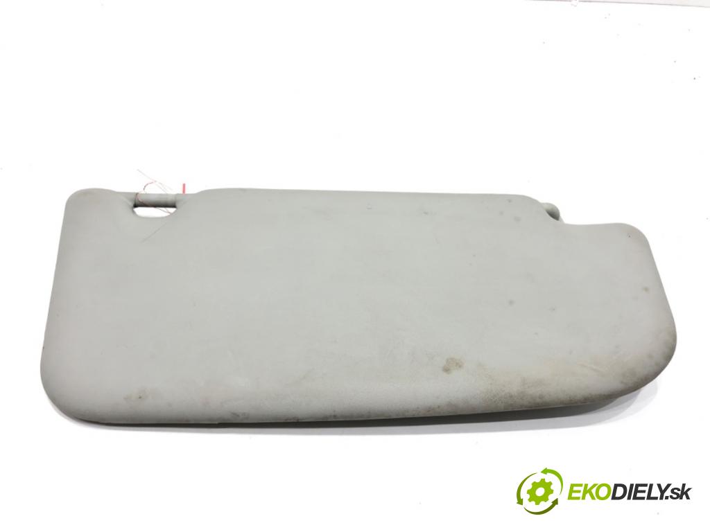 NISSAN QASHQAI / QASHQAI +2 I (J10, NJ10, JJ10E) 2006 - 2014    2.0 Napęd na wszystkie koła 104 kW [141 KM] benzyna 2007 - 2013  Clona slnečná ľavy