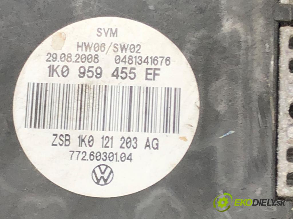 SEAT LEON (1P1) 2005 - 2013    1.6 75 kW [102 KM] benzyna 2005 - 2012  Ventilátor chladiča 1K0959455EF (Ventilátory)