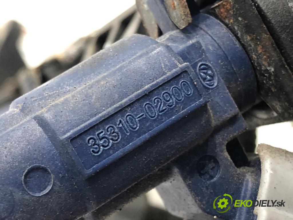 KIA PICANTO I (SA) 2004 - 2012    1.0 45 kW [61 KM] benzyna 2004 - 2011  Lišta vstrekovacia 35310-02900 (Vstrekovacie lišty)