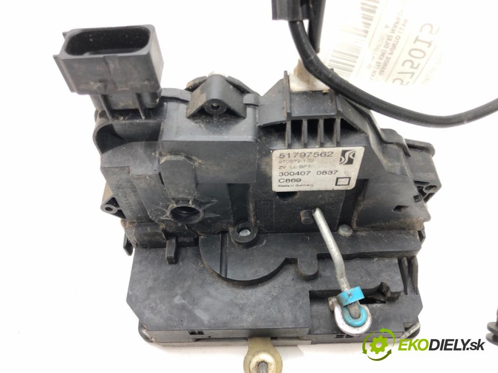 FIAT GRANDE PUNTO (199_) 2005 - 2022    1.3 D Multijet 55 kW [75 KM] olej napędowy 2005 -   zámok dveře pravý přední část 51797562