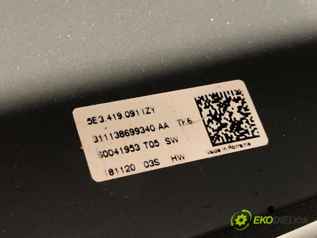 SKODA FABIA III Kombi (NJ5) 2014 - 2022    1.0 44 kW [60 KM] benzyna 2014 - 2022  Volant 5E3419091 (Volanty)