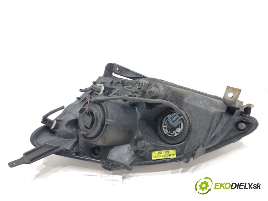 HONDA CIVIC VII Hatchback (EU, EP, EV) 2000 - 2006    1.4 iS (EP1) 66 kW [90 KM] benzyna 2001 - 2005  Svetlomet pravy predný 33100-S5T-G61