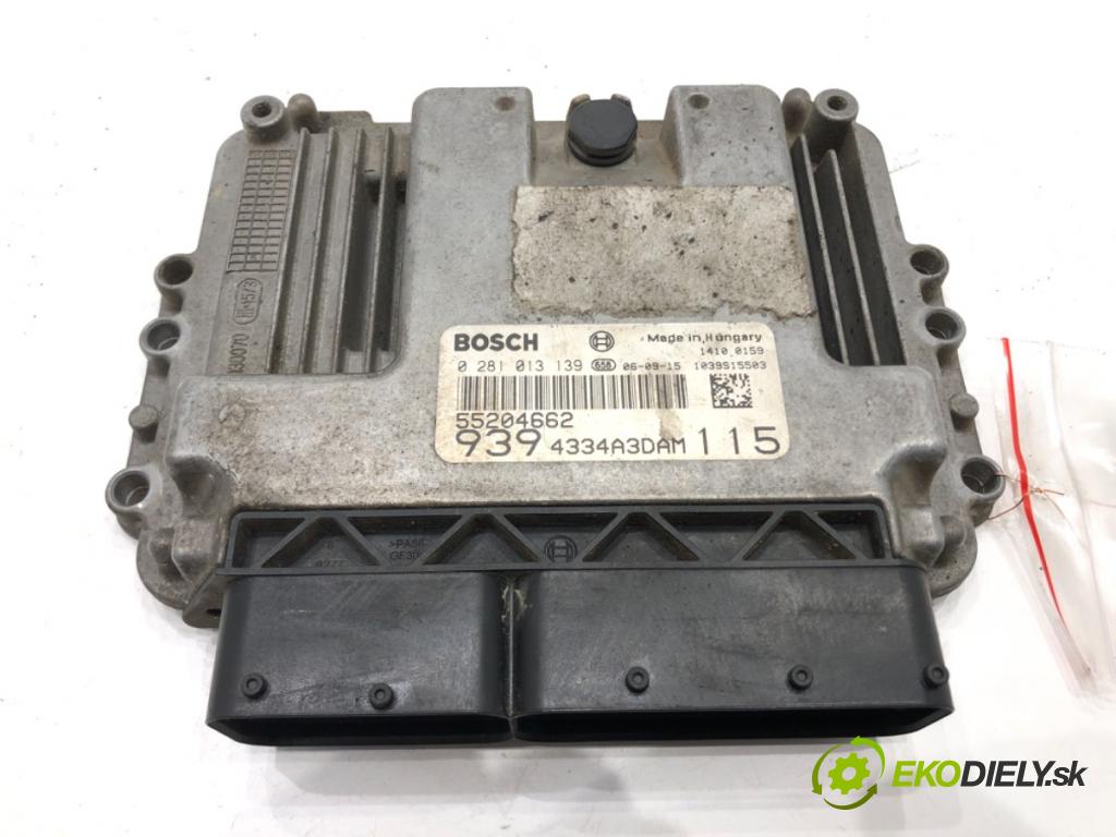 ALFA ROMEO 159 (939_) 2005 - 2012    1.9 JTDM 8V (939AXE1B, 939BXE1B, 939BXH1B) 85 kW [  riadiaca jednotka Motor 55204662 0281013139 (Riadiace jednotky)